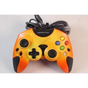 Radica Gamester Controller for Original Xbox System Yellow/Orange Xbox Tested